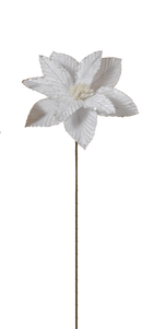 12" Poinsettia Pick - - The Country Christmas Loft