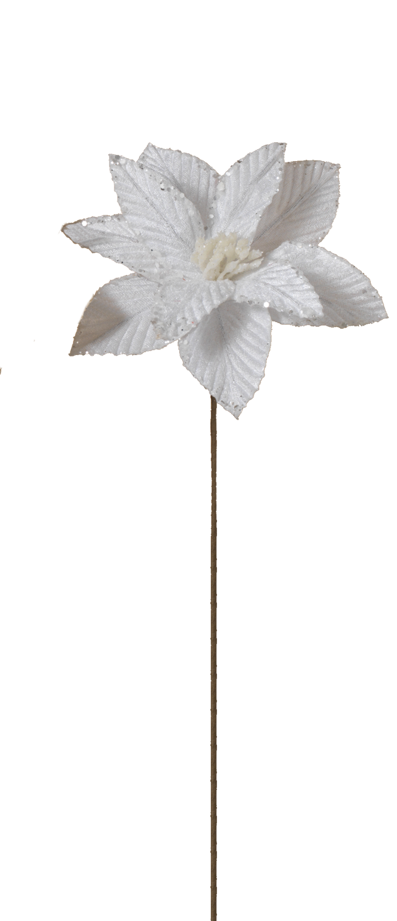 12" Poinsettia Pick - - The Country Christmas Loft