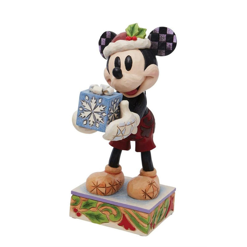 Secret Santa Mickey with Gift - - The Country Christmas Loft