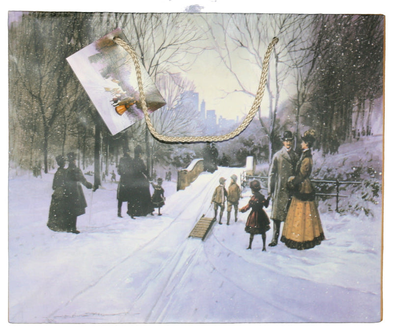 Snow Day In Central Park Gift Bag - - The Country Christmas Loft