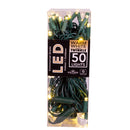 50-Light Warm White Soft Twinkle White Wire LED Light Set - The Country Christmas Loft