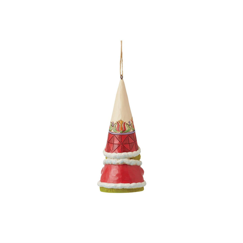Grinch Gnome Hand Clenched Ornament - The Country Christmas Loft