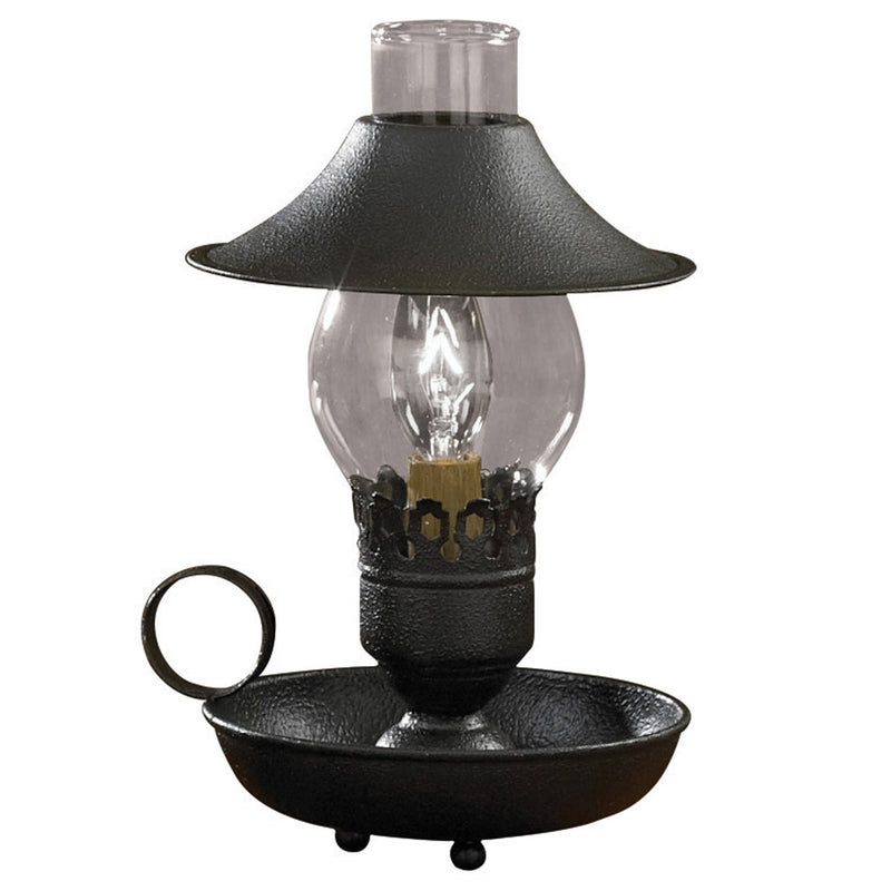 Chamber Lamp With Shade - Black - The Country Christmas Loft