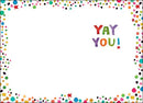 Congratulations Card - Colorful Confetti - The Country Christmas Loft