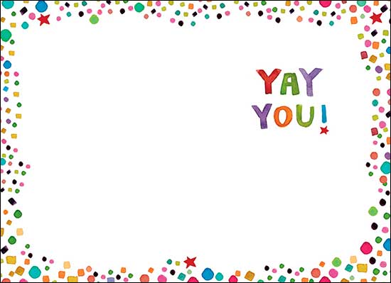 Congratulations Card - Colorful Confetti - The Country Christmas Loft
