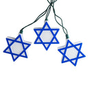 UL 10-Light Hanukkah Star Of David Light Set