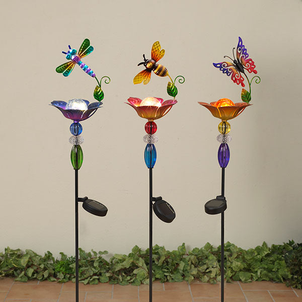 Solar Lighted Garden Stake - - The Country Christmas Loft