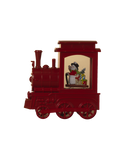 Lighted Spinning Water Globe Train - Snowman - The Country Christmas Loft