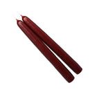 Mole Hollow Taper Pair (Burgundy Red) - - The Country Christmas Loft