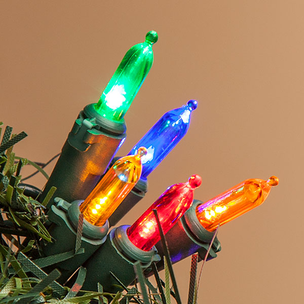 200 LED "Lite Lock" Mini Light Set -  Multicolor - The Country Christmas Loft