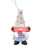 Personalized Gnome Ornament (Letters J-P) - - The Country Christmas Loft