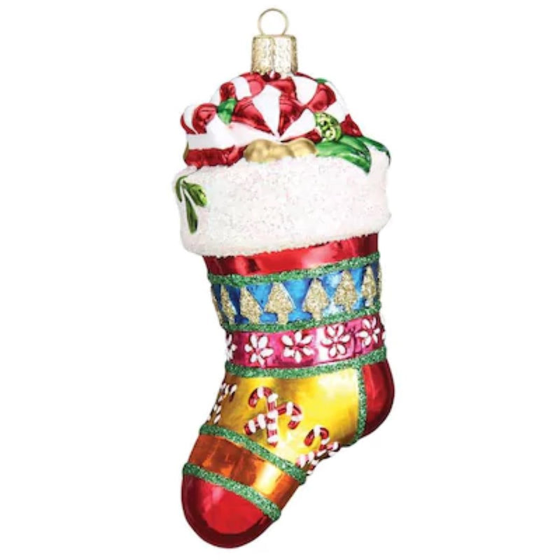 Assorted Color/Finish Ornament - Stocking - The Country Christmas Loft