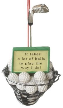 Bucket Of Balls Ornament - Green - The Country Christmas Loft