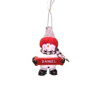 Cozy Snowman Ornament (Letters A - F) - - The Country Christmas Loft