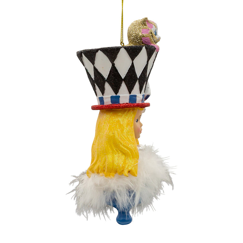 Alice In Wonderland Hat Ornament - Alice