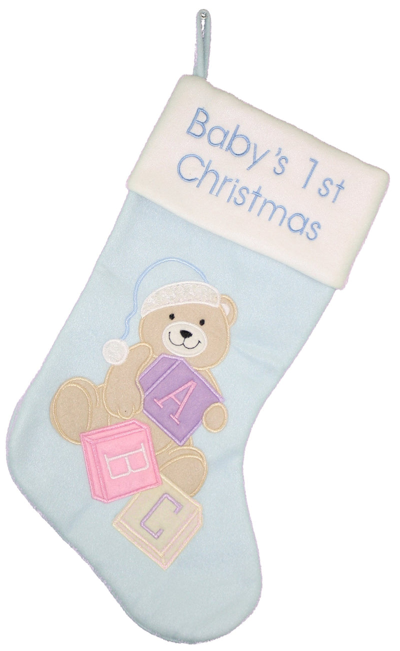 Babys 1st Bears Stocking - The Country Christmas Loft