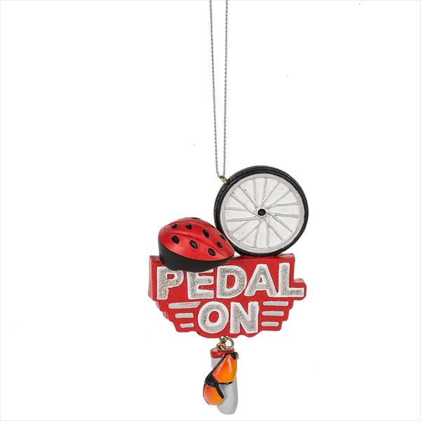 Pedal On Bike Ornament - The Country Christmas Loft