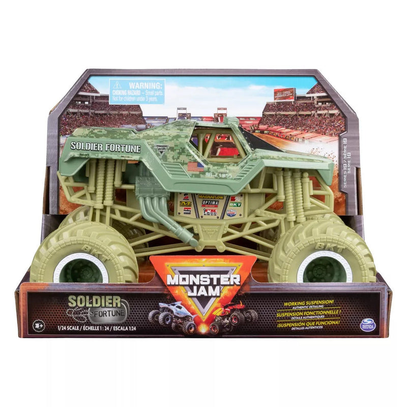 Monster Jam 1:24 Scale Monster Truck - Soldier of Fortune