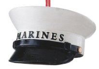 Military Hat Ornament - Marines