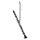Black Clarinet Ornament - 6.5" - The Country Christmas Loft