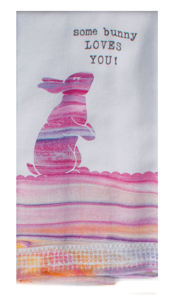 Some Bunny Dual Purpose Terry Towel - The Country Christmas Loft