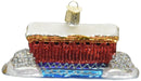 Old World Christmas Covered Bridge Glass Blown Ornament - The Country Christmas Loft