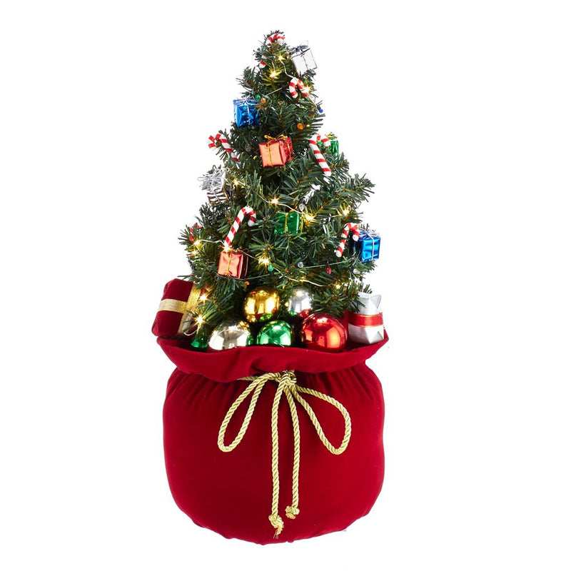 LED Gift Bag with Christmas Tree - The Country Christmas Loft
