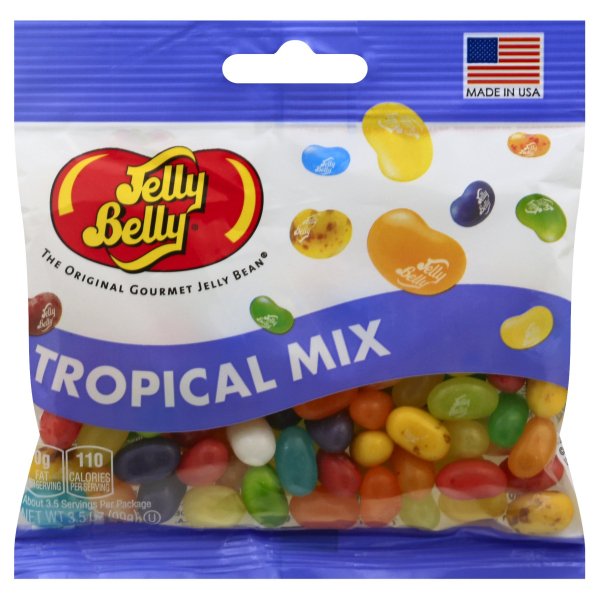 Tropical Mix Jelly Beans 3.5 oz Grab & Go Bag - The Country Christmas Loft