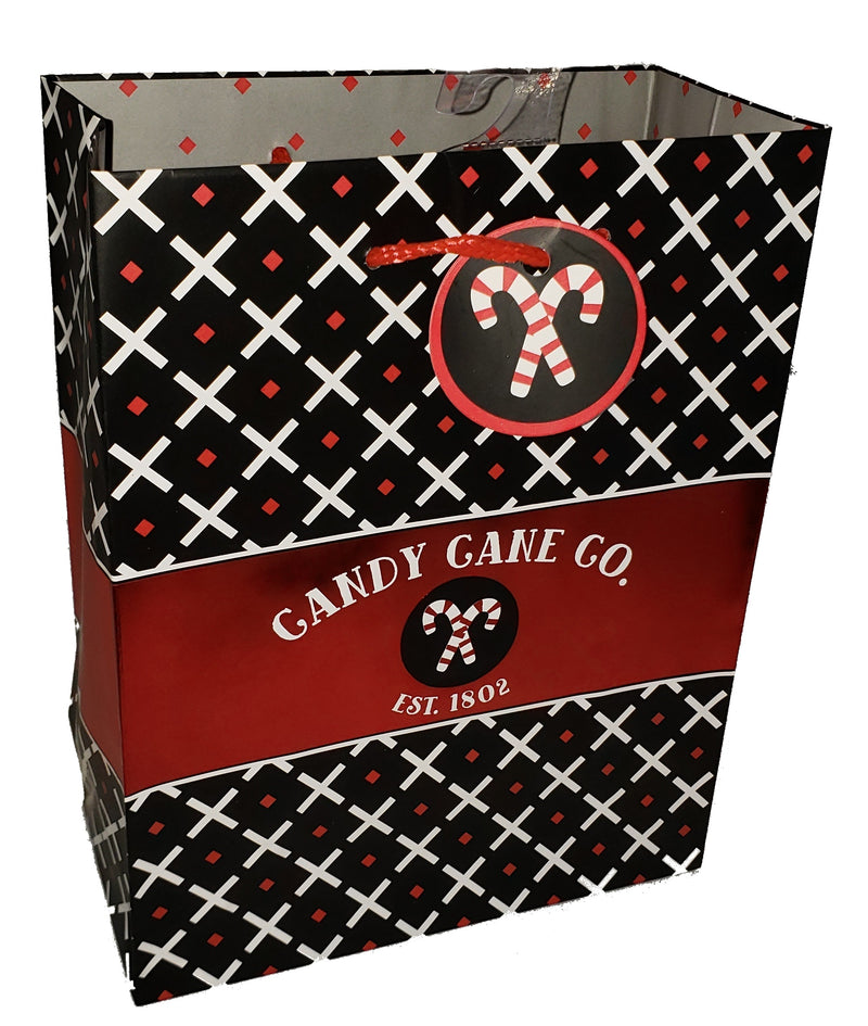 Traditional Medium Holiday Gift Bags - Candy Cane Company