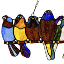 Marisol Multicolor Birds Window Panel - The Country Christmas Loft