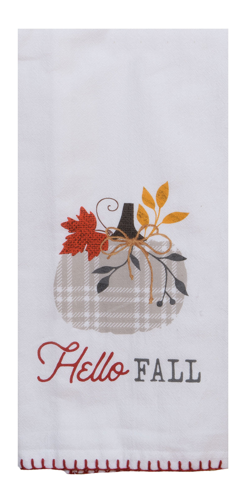 Harvest Blessings Hello Fall Flour Sack Towel - The Country Christmas Loft