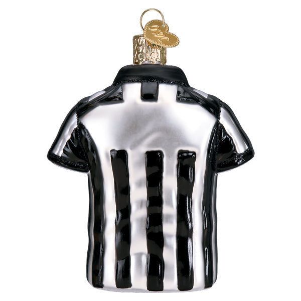 Referee Shirt Glass Ornament - The Country Christmas Loft