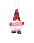 Personalized Gnome Ornament (Letters A-I) - Hayden - The Country Christmas Loft