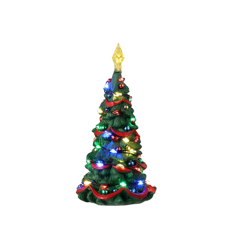 Joyful Christmas Tree - Lighted - 5 Inch - The Country Christmas Loft