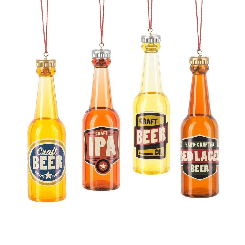 Craft Beer Bottle Ornament - Lager - The Country Christmas Loft