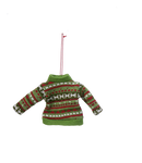 Fabric Cozy Knit Sweater Ornament - - The Country Christmas Loft