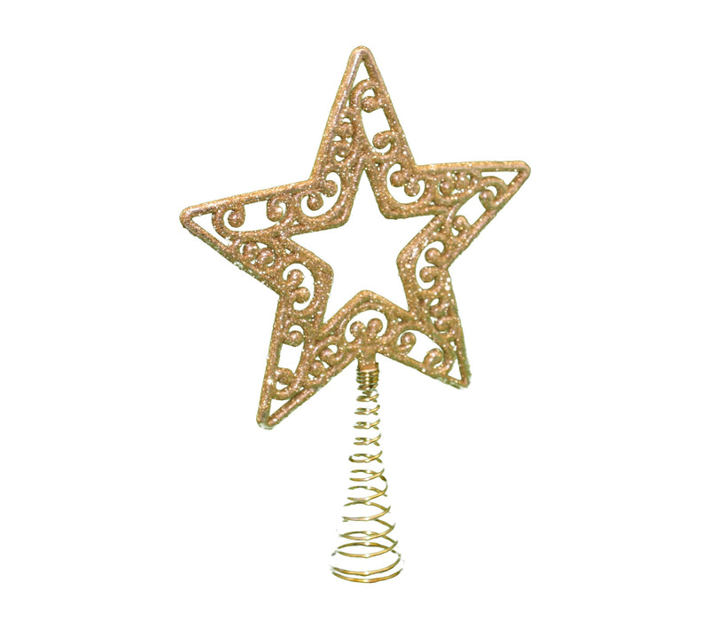 Mini Star Tree Topper - Gold - The Country Christmas Loft