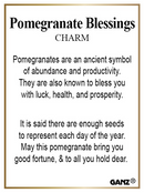 Pomegranate Blessings Charm