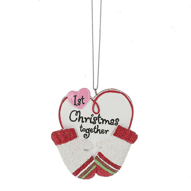 First Christmas Together Mittens Ornament - The Country Christmas Loft