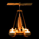 German Candle Pyramid - Carved Deer Tree