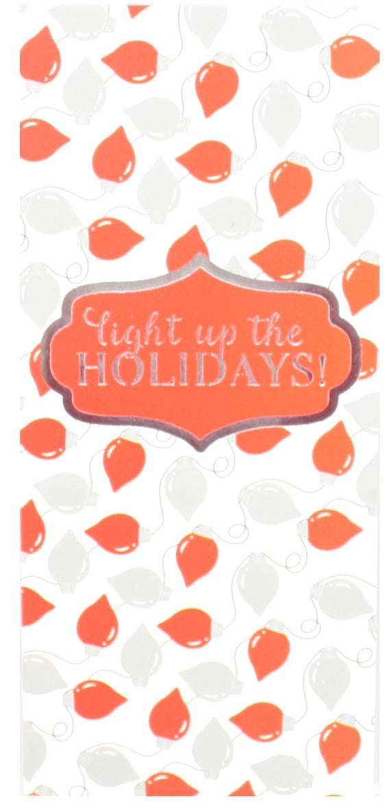 Christmas Money Card Holder - Joy/Lights - The Country Christmas Loft