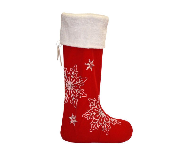 24 Inch Standing Stocking - Sparkle Me Traditional - The Country Christmas Loft