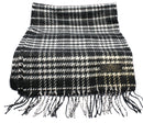 Black and White Cashmere Scarf