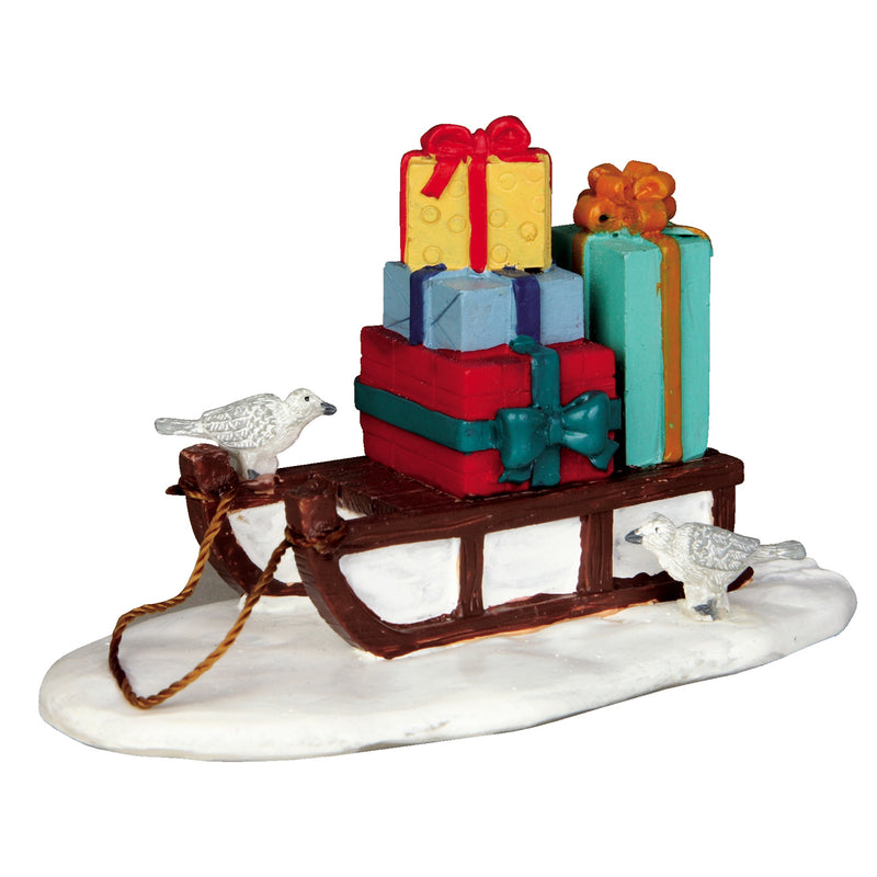 Sled With Presents - The Country Christmas Loft