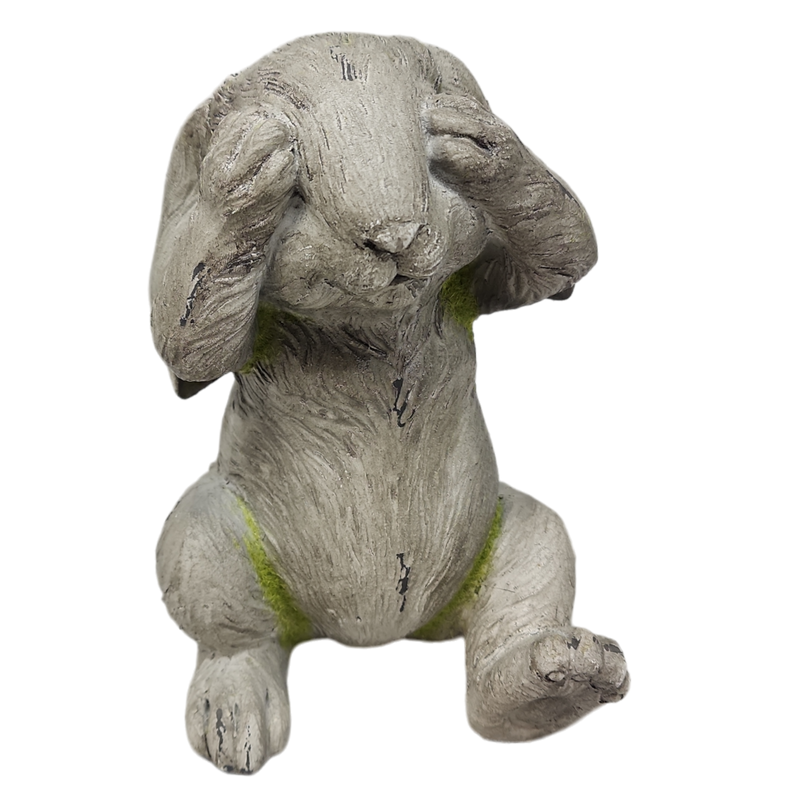 Adorable 7-inch Garden Bunny -