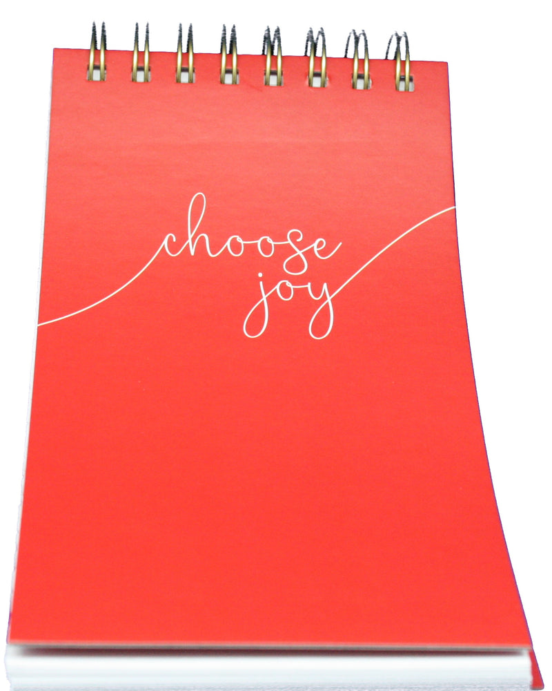 Spiral Chunky Notepad - Choose Joy