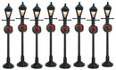 Village Gas Lantern Street Lamp - Set of 8 - The Country Christmas Loft