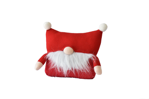 Gnome Throw Pillow - Red - The Country Christmas Loft