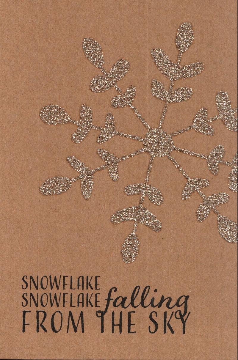 Petite & Natural 18 Card Boxed Set - Snowflake Falling From Sky - The Country Christmas Loft