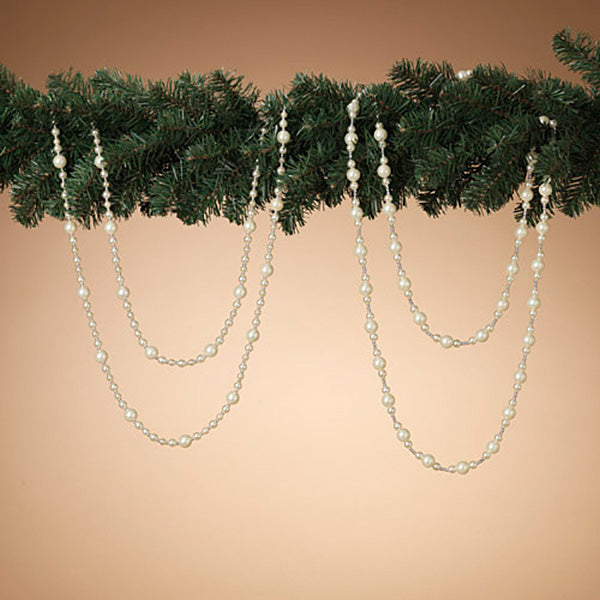 6 Foot Pearl Garland - - The Country Christmas Loft